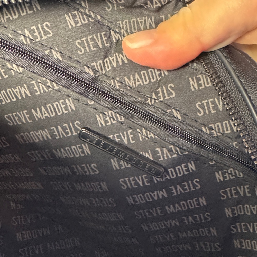 Steve Madden Black Quilted Belt Bag - Picture 11 of 11